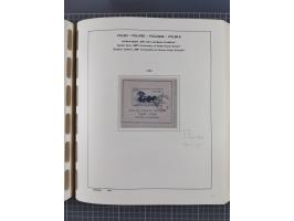 1918/89 (ca.), mint never hinged/unused and mostly used collection with duplicates, including Polish areas, Schlesien, etc., 