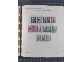 1918/89 (ca.), mint never hinged/unused and mostly used collection with duplicates, including Polish areas, Schlesien, etc., 