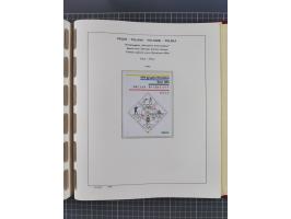 1918/89 (ca.), mint never hinged/unused and mostly used collection with duplicates, including Polish areas, Schlesien, etc., 