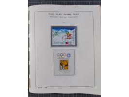 1918/89 (ca.), mint never hinged/unused and mostly used collection with duplicates, including Polish areas, Schlesien, etc., 