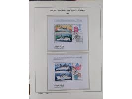 1918/89 (ca.), mint never hinged/unused and mostly used collection with duplicates, including Polish areas, Schlesien, etc., 