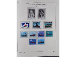 1918/89 (ca.), mint never hinged/unused and mostly used collection with duplicates, including Polish areas, Schlesien, etc., 