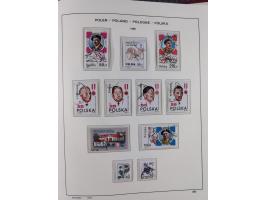 1918/89 (ca.), mint never hinged/unused and mostly used collection with duplicates, including Polish areas, Schlesien, etc., 