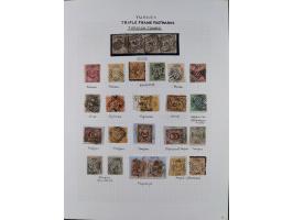 1840/1918, "ALL ARABIC CANCELLATIONS COLLECTION" on old selfmade album pages according to Brandt &amp; Ceylan Types, starting
