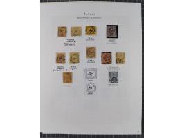 1840/1918, "ALL ARABIC CANCELLATIONS COLLECTION" on old selfmade album pages according to Brandt &amp; Ceylan Types, starting