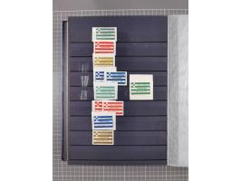 GREEK OCCUPATIONS &amp; LOCALS: 1859/1942 (ca.), mint never hinged/unused and used collection with 24 covers, many duplicates