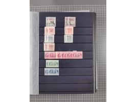 GREEK OCCUPATIONS &amp; LOCALS: 1859/1942 (ca.), mint never hinged/unused and used collection with 24 covers, many duplicates