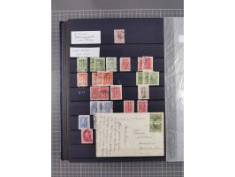 GREEK OCCUPATIONS &amp; LOCALS: 1859/1942 (ca.), mint never hinged/unused and used collection with 24 covers, many duplicates