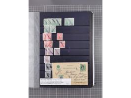 GREEK OCCUPATIONS &amp; LOCALS: 1859/1942 (ca.), mint never hinged/unused and used collection with 24 covers, many duplicates