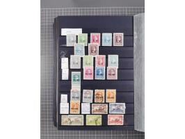 GREEK OCCUPATIONS &amp; LOCALS: 1859/1942 (ca.), mint never hinged/unused and used collection with 24 covers, many duplicates