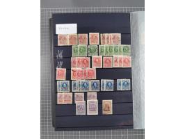 GREEK OCCUPATIONS &amp; LOCALS: 1859/1942 (ca.), mint never hinged/unused and used collection with 24 covers, many duplicates