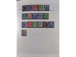 1948, sehr reichhaltige fast ausschließlich postfrische Material-Sammlung des Bezirk 3 mit vielen hunderten Marken sauber sor