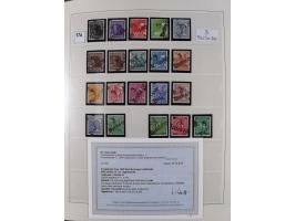 1948, sehr reichhaltige fast ausschließlich postfrische Material-Sammlung des Bezirk 3 mit vielen hunderten Marken sauber sor
