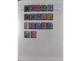 1948, sehr reichhaltige fast ausschließlich postfrische Material-Sammlung des Bezirk 3 mit vielen hunderten Marken sauber sor