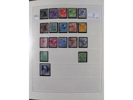 1948, sehr reichhaltige fast ausschließlich postfrische Material-Sammlung des Bezirk 3 mit vielen hunderten Marken sauber sor