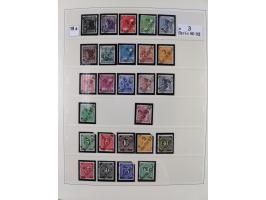 1948, sehr reichhaltige fast ausschließlich postfrische Material-Sammlung des Bezirk 3 mit vielen hunderten Marken sauber sor