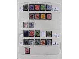 1948, sehr reichhaltige fast ausschließlich postfrische Material-Sammlung des Bezirk 3 mit vielen hunderten Marken sauber sor
