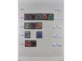 1948, sehr reichhaltige fast ausschließlich postfrische Material-Sammlung des Bezirk 3 mit vielen hunderten Marken sauber sor