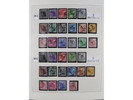 1948, sehr reichhaltige fast ausschließlich postfrische Material-Sammlung des Bezirk 3 mit vielen hunderten Marken sauber sor