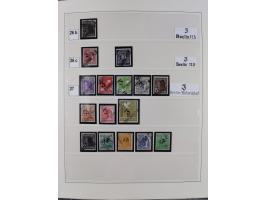 1948, sehr reichhaltige fast ausschließlich postfrische Material-Sammlung des Bezirk 3 mit vielen hunderten Marken sauber sor