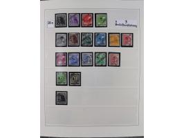 1948, sehr reichhaltige fast ausschließlich postfrische Material-Sammlung des Bezirk 3 mit vielen hunderten Marken sauber sor