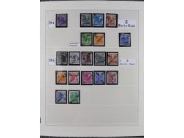 1948, sehr reichhaltige fast ausschließlich postfrische Material-Sammlung des Bezirk 3 mit vielen hunderten Marken sauber sor