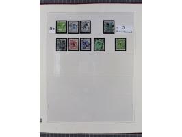 1948, sehr reichhaltige fast ausschließlich postfrische Material-Sammlung des Bezirk 3 mit vielen hunderten Marken sauber sor