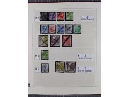 1948, sehr reichhaltige fast ausschließlich postfrische Material-Sammlung des Bezirk 3 mit vielen hunderten Marken sauber sor