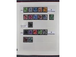 1948, sehr reichhaltige fast ausschließlich postfrische Material-Sammlung des Bezirk 3 mit vielen hunderten Marken sauber sor