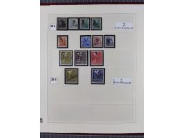 1948, sehr reichhaltige fast ausschließlich postfrische Material-Sammlung des Bezirk 3 mit vielen hunderten Marken sauber sor