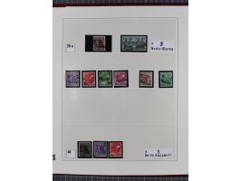 1948, sehr reichhaltige fast ausschließlich postfrische Material-Sammlung des Bezirk 3 mit vielen hunderten Marken sauber sor