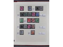 1948, sehr reichhaltige fast ausschließlich postfrische Material-Sammlung des Bezirk 3 mit vielen hunderten Marken sauber sor