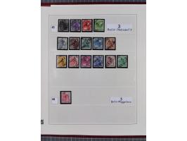 1948, sehr reichhaltige fast ausschließlich postfrische Material-Sammlung des Bezirk 3 mit vielen hunderten Marken sauber sor