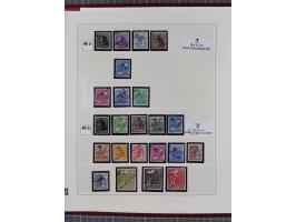 1948, sehr reichhaltige fast ausschließlich postfrische Material-Sammlung des Bezirk 3 mit vielen hunderten Marken sauber sor