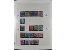 1948, sehr reichhaltige fast ausschließlich postfrische Material-Sammlung des Bezirk 3 mit vielen hunderten Marken sauber sor