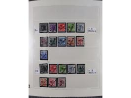 1948, sehr reichhaltige fast ausschließlich postfrische Material-Sammlung des Bezirk 3 mit vielen hunderten Marken sauber sor