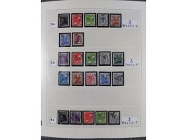 1948, sehr reichhaltige fast ausschließlich postfrische Material-Sammlung des Bezirk 3 mit vielen hunderten Marken sauber sor