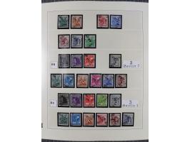 1948, sehr reichhaltige fast ausschließlich postfrische Material-Sammlung des Bezirk 3 mit vielen hunderten Marken sauber sor