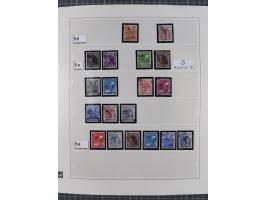1948, sehr reichhaltige fast ausschließlich postfrische Material-Sammlung des Bezirk 3 mit vielen hunderten Marken sauber sor