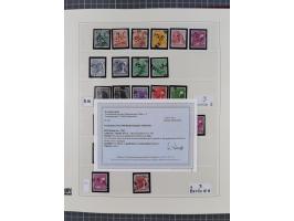 1948, sehr reichhaltige fast ausschließlich postfrische Material-Sammlung des Bezirk 3 mit vielen hunderten Marken sauber sor