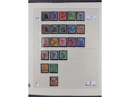 1948, sehr reichhaltige fast ausschließlich postfrische Material-Sammlung des Bezirk 3 mit vielen hunderten Marken sauber sor