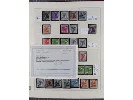 1948, sehr reichhaltige fast ausschließlich postfrische Material-Sammlung des Bezirk 3 mit vielen hunderten Marken sauber sor