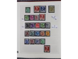 1948, sehr reichhaltige fast ausschließlich postfrische Material-Sammlung des Bezirk 3 mit vielen hunderten Marken sauber sor
