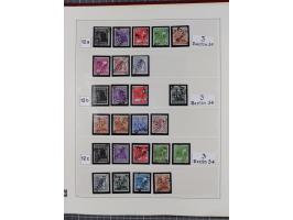 1948, sehr reichhaltige fast ausschließlich postfrische Material-Sammlung des Bezirk 3 mit vielen hunderten Marken sauber sor