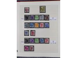 1948, sehr reichhaltige fast ausschließlich postfrische Material-Sammlung des Bezirk 3 mit vielen hunderten Marken sauber sor