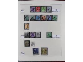 1948, sehr reichhaltige fast ausschließlich postfrische Material-Sammlung des Bezirk 3 mit vielen hunderten Marken sauber sor