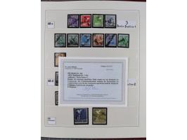 1948, sehr reichhaltige fast ausschließlich postfrische Material-Sammlung des Bezirk 3 mit vielen hunderten Marken sauber sor