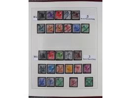 1948, sehr reichhaltige fast ausschließlich postfrische Material-Sammlung des Bezirk 3 mit vielen hunderten Marken sauber sor