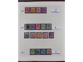 1948, sehr reichhaltige fast ausschließlich postfrische Material-Sammlung des Bezirk 3 mit vielen hunderten Marken sauber sor