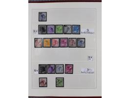 1948, sehr reichhaltige fast ausschließlich postfrische Material-Sammlung des Bezirk 3 mit vielen hunderten Marken sauber sor